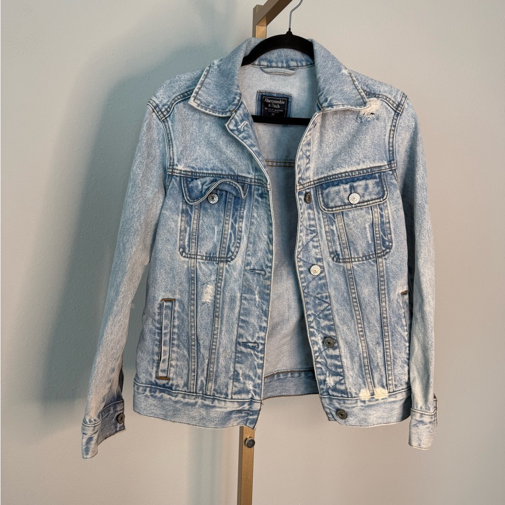 Abercrombie & Fitch Light Blue Jean Jacket